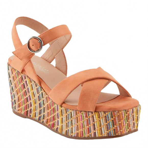 NEW PATRIZIA women's rainbow fun sandals in apricot - Picture 1 of 2